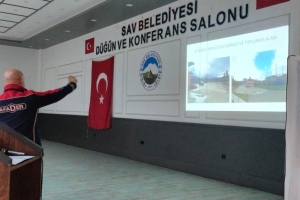 SAV BELEDİYE BAŞKANLIĞI İLE AFETLERE HAZIRLIK KONFERANSI YAPILDI