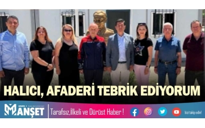 HALICI AFADER'İ TEBRİK EDERİM