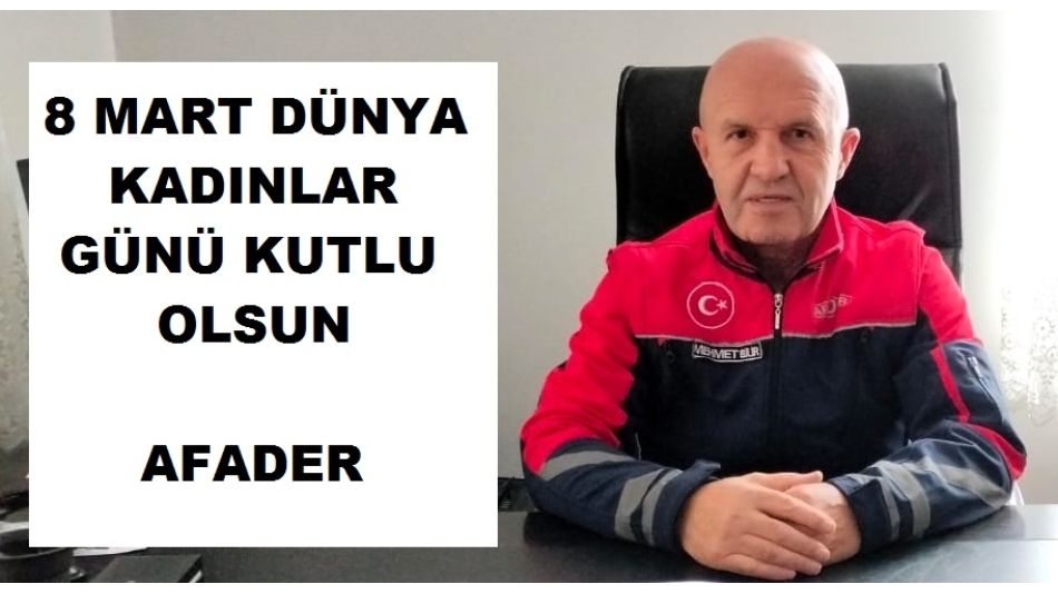 DÜNYA KADINLAR GÜNÜ KUTLU OLSUN