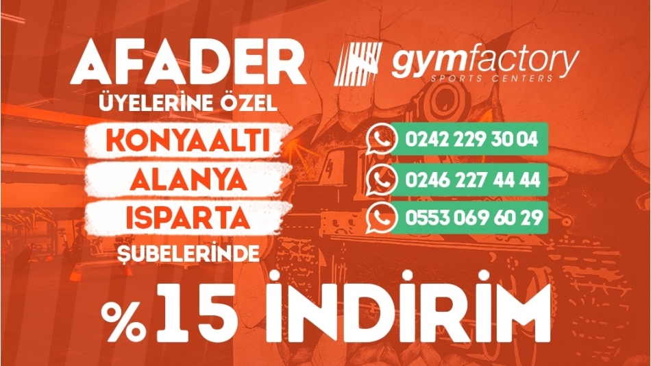 gymfactory\\\\\\\'den Özel İndirim 