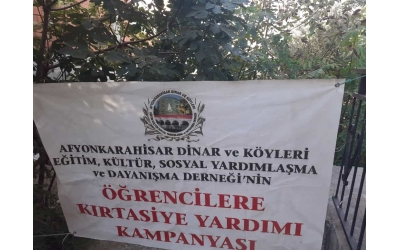 217 ÖĞRENCİYE KIRTASİYE YARDIMI YAPILDI