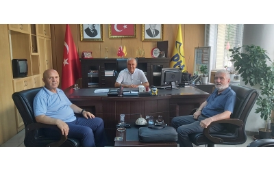 PTT BAŞMÜDÜRÜMÜZÜ MAKAMINDA ZİYARETTE BULUNDUK