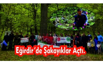 EĞİRDİR'DE ŞAKAYIKLAR AÇTI