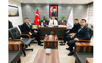 HATAY ŞUBEMİZ YÖNETİM KURULU GENÇLİK SPOR İL MÜDÜRÜNE HOŞ GELDİNİZ ZİYARETİ YAPTI