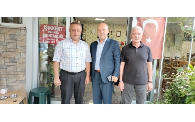 GENEL BAŞKAN'DAN IŞIKKENT MUHTARINA ZİYARET